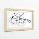 Tocando violín - DIEGO D L | Cuadro decorativo de Canvas Lab