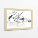 Tocando violín - DIEGO D L | Cuadro decorativo de Canvas Lab