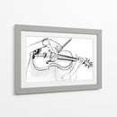 Tocando violín - DIEGO D L | Cuadro decorativo de Canvas Lab