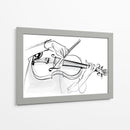 Tocando violín - DIEGO D L | Cuadro decorativo de Canvas Lab