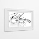 Tocando violín - DIEGO D L | Cuadro decorativo de Canvas Lab