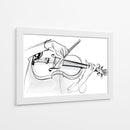 Tocando violín - DIEGO D L | Cuadro decorativo de Canvas Lab