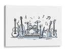 Variedad de instrumentos - DIEGO D L | Cuadro decorativo de Canvas Lab