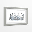 Variedad de instrumentos - DIEGO D L | Cuadro decorativo de Canvas Lab