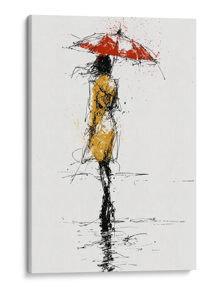 Mujer en solitario - DIEGO D L | Cuadro decorativo de Canvas Lab