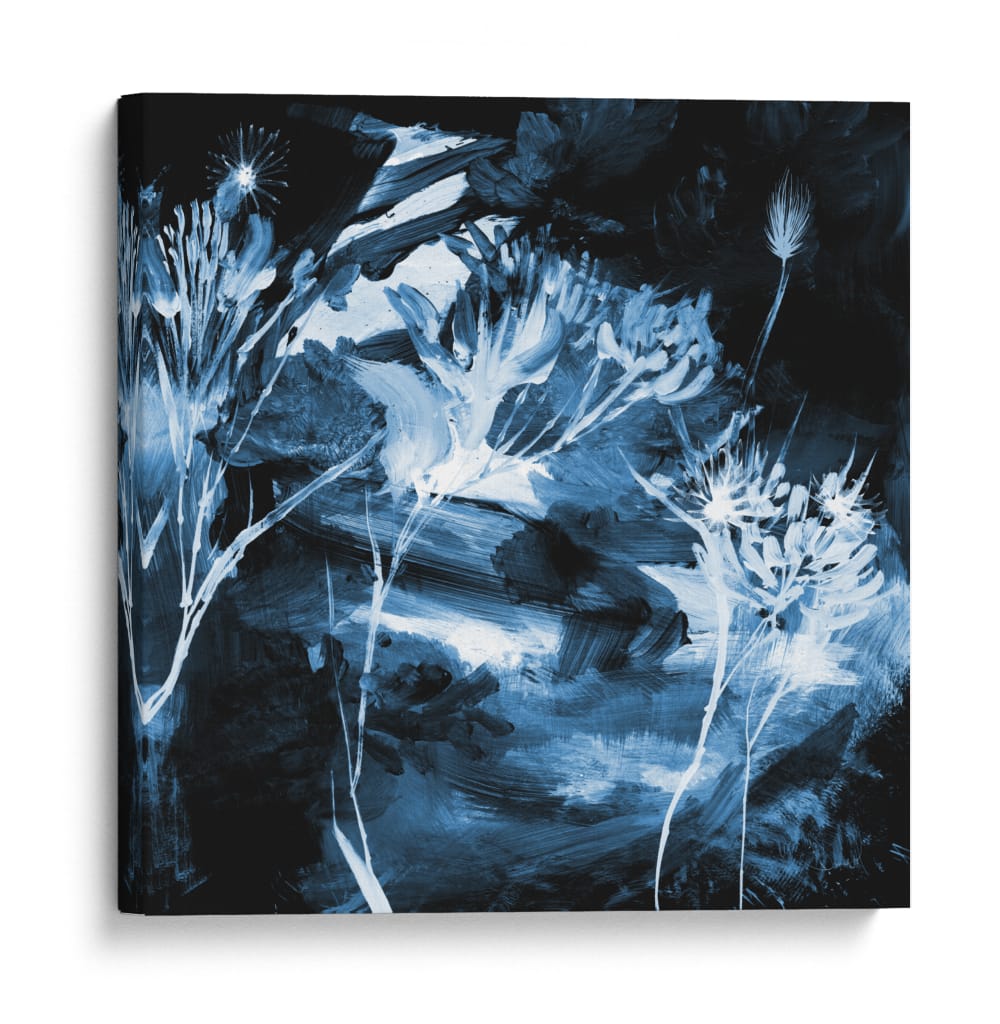 Floral azul - Dan Hobday | Cuadro decorativo de Canvas Lab