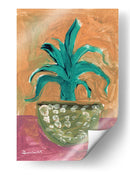 Jarrón de cactus - Dan Hobday | Cuadro decorativo de Canvas Lab