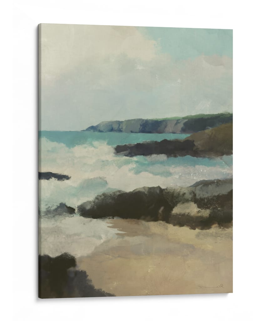 Playa rocosa - Dan Hobday | Cuadro decorativo de Canvas Lab