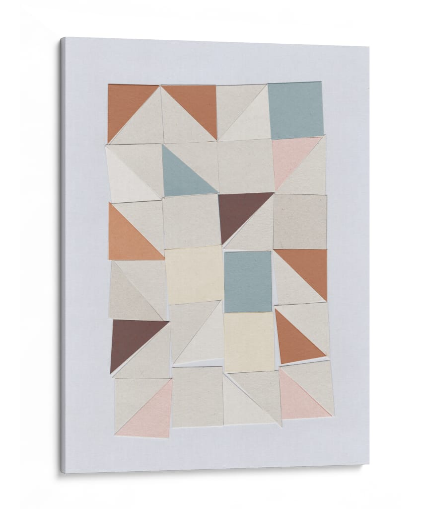 Geometría en tonos pastel - Dan Hobday | Cuadro decorativo de Canvas Lab
