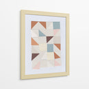 Geometría en tonos pastel - Dan Hobday | Cuadro decorativo de Canvas Lab