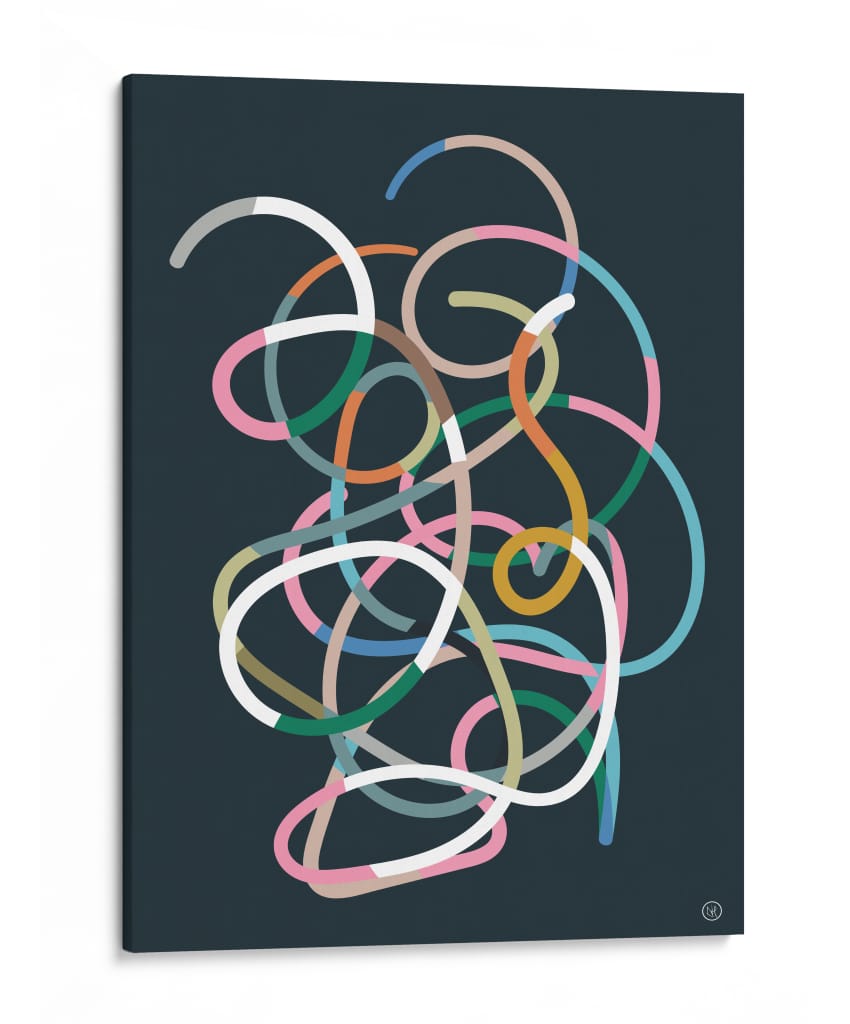 Líneas de color - Dan Hobday | Cuadro decorativo de Canvas Lab