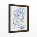 Bodegón mediterráneo con limones y mar - Dan Hobday | Cuadro decorativo de Canvas Lab