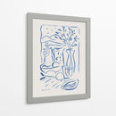 Bodegón mediterráneo con limones y mar - Dan Hobday | Cuadro decorativo de Canvas Lab