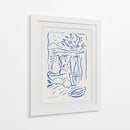 Bodegón mediterráneo con limones y mar - Dan Hobday | Cuadro decorativo de Canvas Lab