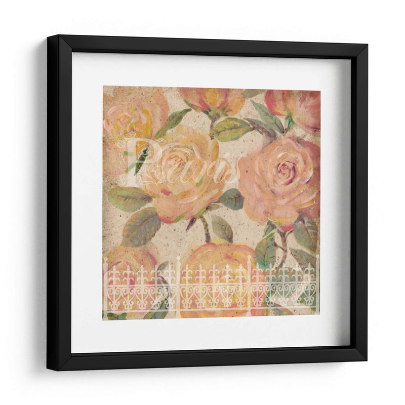 Vintage Painterly Roses Ii - Tim OToole | Cuadro decorativo de Canvas Lab