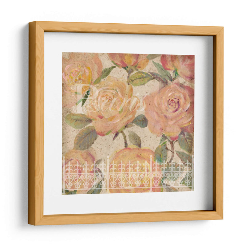 Vintage Painterly Roses Ii - Tim OToole | Cuadro decorativo de Canvas Lab