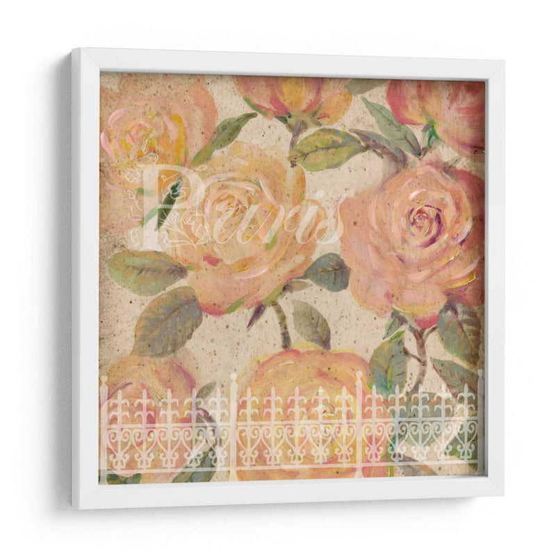 Vintage Painterly Roses Ii - Tim OToole | Cuadro decorativo de Canvas Lab