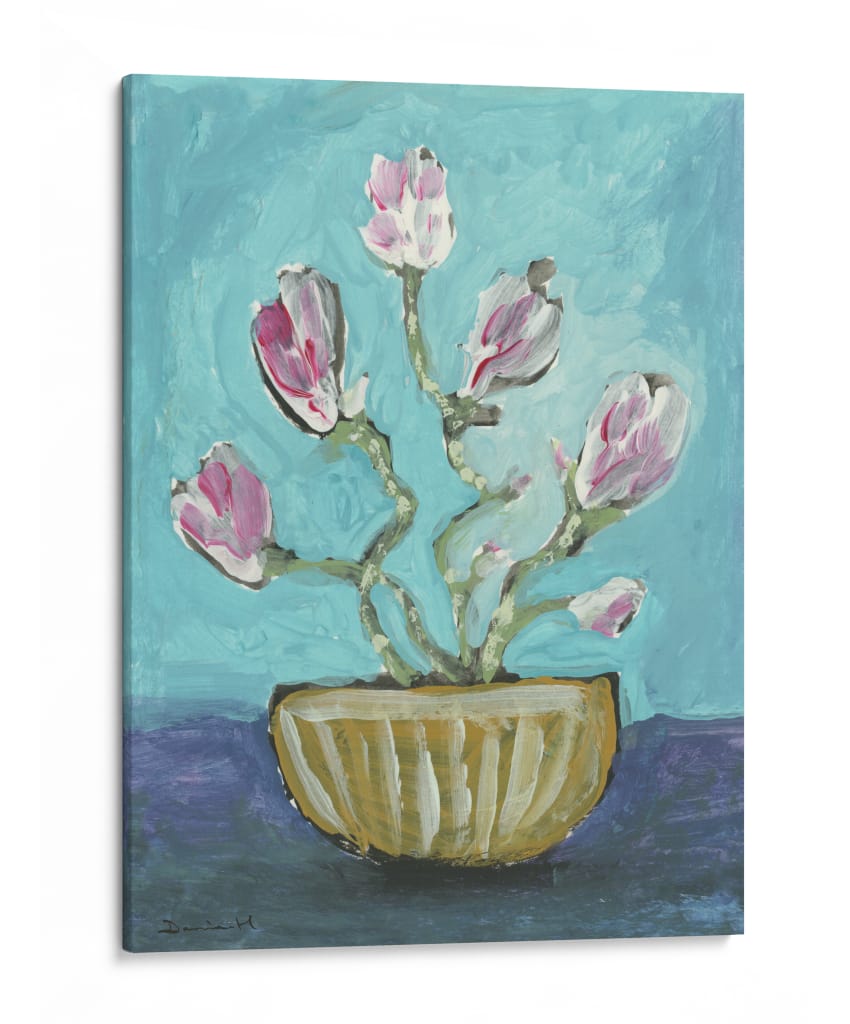 Jarrón magnolia - Dan Hobday | Cuadro decorativo de Canvas Lab