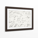 Guión manuscrito 2 - Dan Hobday | Cuadro decorativo de Canvas Lab