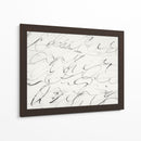 Guión manuscrito 2 - Dan Hobday | Cuadro decorativo de Canvas Lab