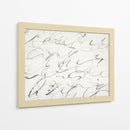 Guión manuscrito 2 - Dan Hobday | Cuadro decorativo de Canvas Lab