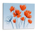 Flores naranjas - DIEGO D L | Cuadro decorativo de Canvas Lab