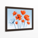 Flores naranjas - DIEGO D L | Cuadro decorativo de Canvas Lab