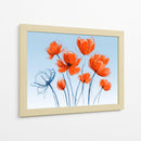 Flores naranjas - DIEGO D L | Cuadro decorativo de Canvas Lab