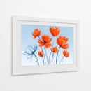 Flores naranjas - DIEGO D L | Cuadro decorativo de Canvas Lab