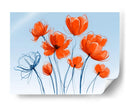 Flores naranjas - DIEGO D L | Cuadro decorativo de Canvas Lab