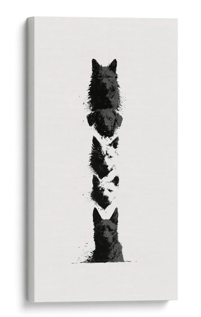 Razas de perros en tinta - DIEGO D L | Cuadro decorativo de Canvas Lab
