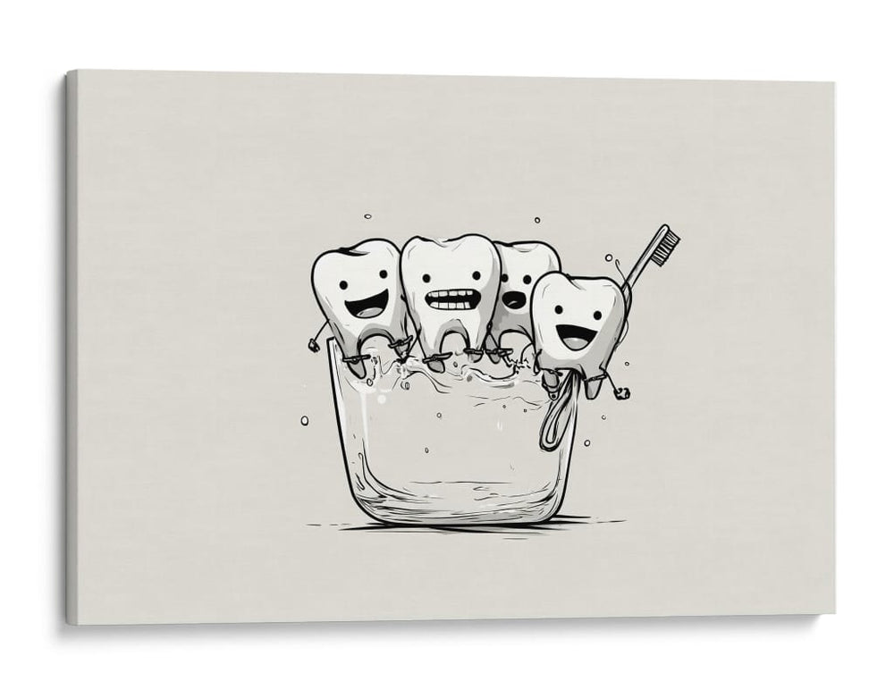 Baño dental - DIEGO D L | Cuadro decorativo de Canvas Lab