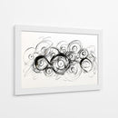 Montones de discos en lineas - DIEGO D L | Cuadro decorativo de Canvas Lab