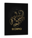 Escorpión Dorado - Puffy Design | Cuadro decorativo de Canvas Lab