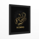 Escorpión Dorado - Puffy Design | Cuadro decorativo de Canvas Lab