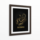 Escorpión Dorado - Puffy Design | Cuadro decorativo de Canvas Lab