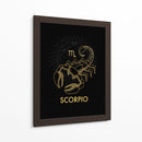 Escorpión Dorado - Puffy Design | Cuadro decorativo de Canvas Lab