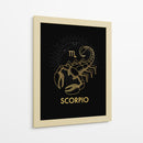 Escorpión Dorado - Puffy Design | Cuadro decorativo de Canvas Lab