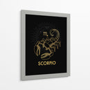 Escorpión Dorado - Puffy Design | Cuadro decorativo de Canvas Lab