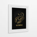 Escorpión Dorado - Puffy Design | Cuadro decorativo de Canvas Lab