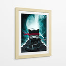 Ninja de la Ola - Puffy Design | Cuadro decorativo de Canvas Lab