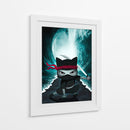 Ninja de la Ola - Puffy Design | Cuadro decorativo de Canvas Lab