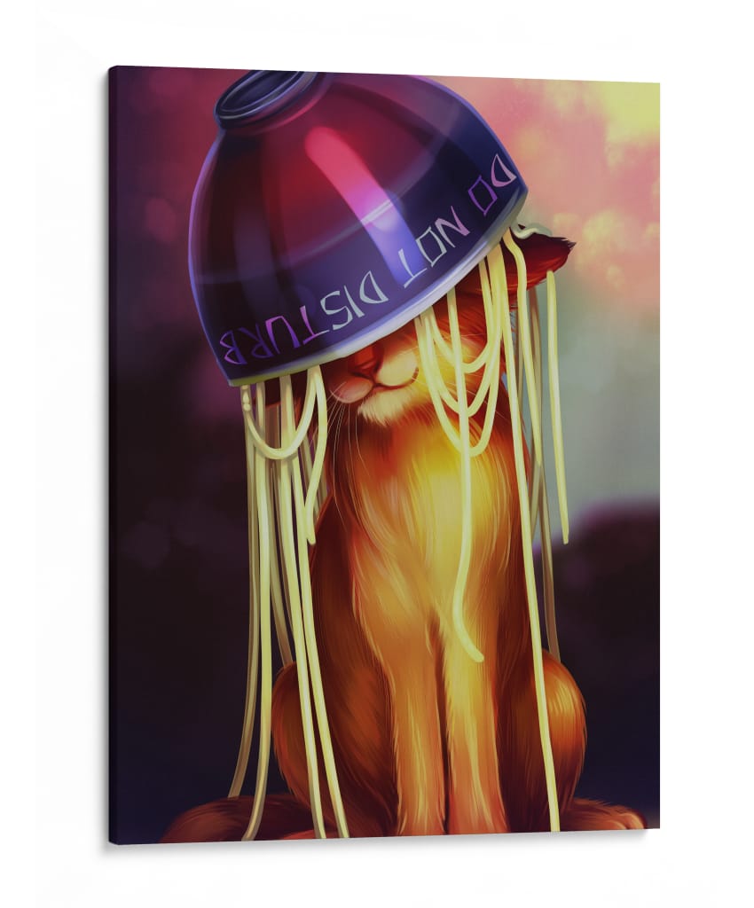 Corona de Fideos - Puffy Design | Cuadro decorativo de Canvas Lab