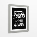 Necesito dinero para un McLaren. - Vicky Hanggara | Cuadro decorativo de Canvas Lab