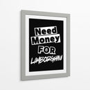 Necesito dinero para un Lamborghini - Vicky Hanggara | Cuadro decorativo de Canvas Lab