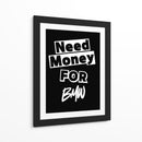 Necesito dinero para un BMW - Vicky Hanggara | Cuadro decorativo de Canvas Lab