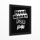 Necesito dinero para un BMW - Vicky Hanggara | Cuadro decorativo de Canvas Lab