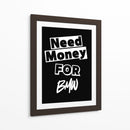 Necesito dinero para un BMW - Vicky Hanggara | Cuadro decorativo de Canvas Lab
