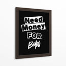 Necesito dinero para un BMW - Vicky Hanggara | Cuadro decorativo de Canvas Lab