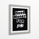 Necesito dinero para un BMW - Vicky Hanggara | Cuadro decorativo de Canvas Lab
